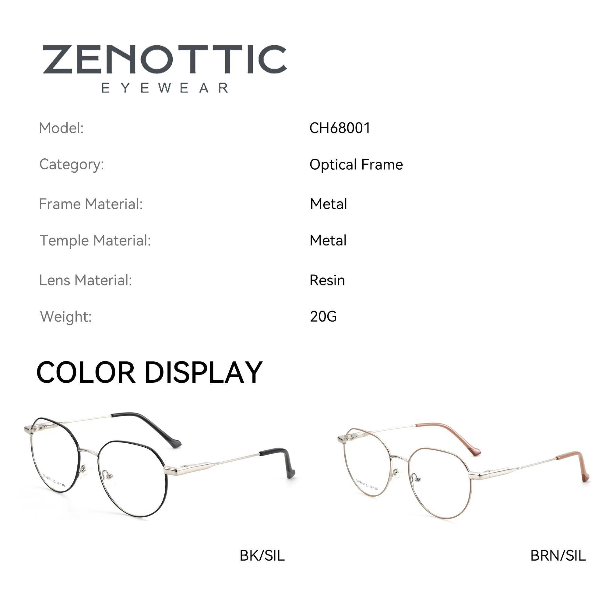 Zenottic Eyeglasses 