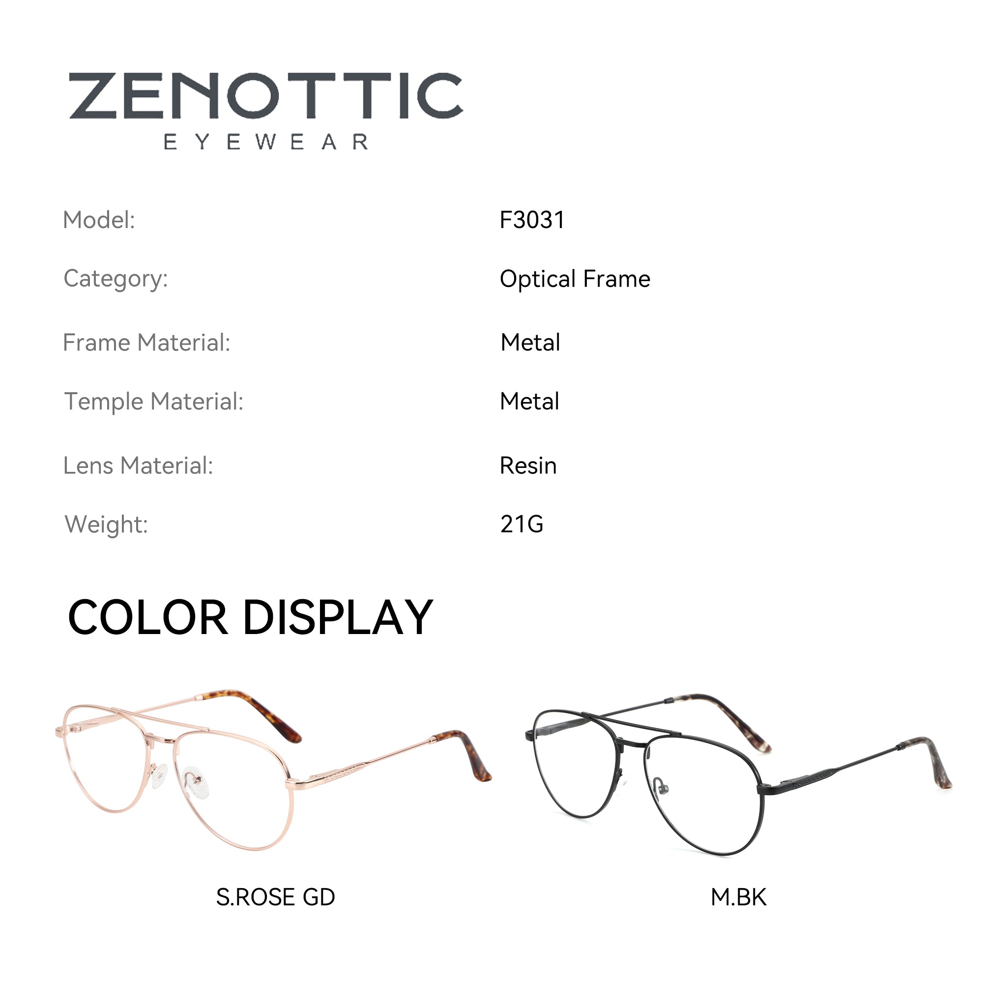 Zenottic Eyeglasses