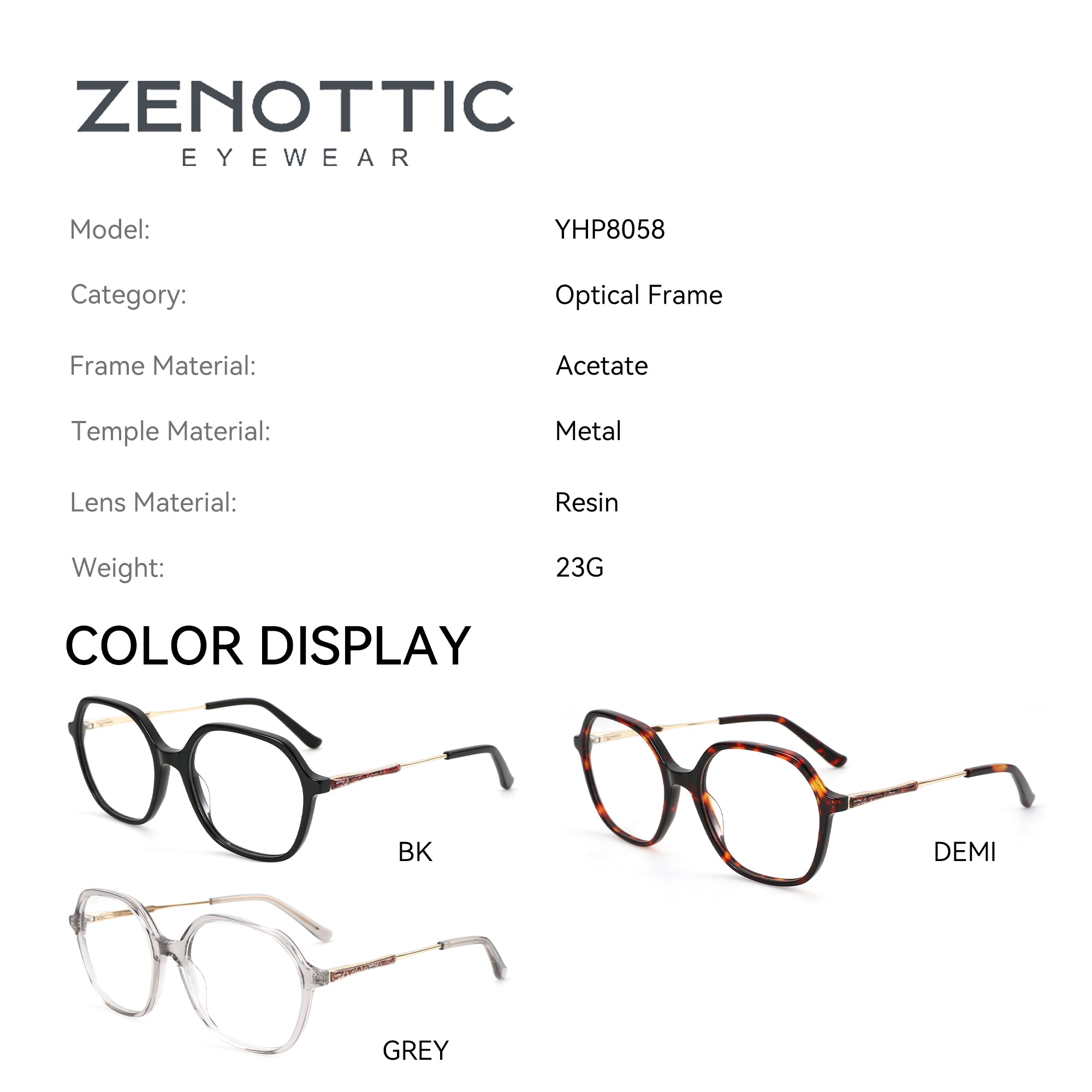 Zenottic Eyeglasses 